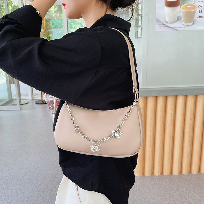 .Butterfly Chain Underarm Bag All-match One-shoulder Crossboby Bag - PryTheory