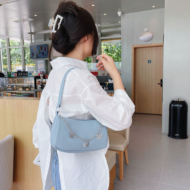 .Butterfly Chain Underarm Bag All-match One-shoulder Crossboby Bag - PryTheory