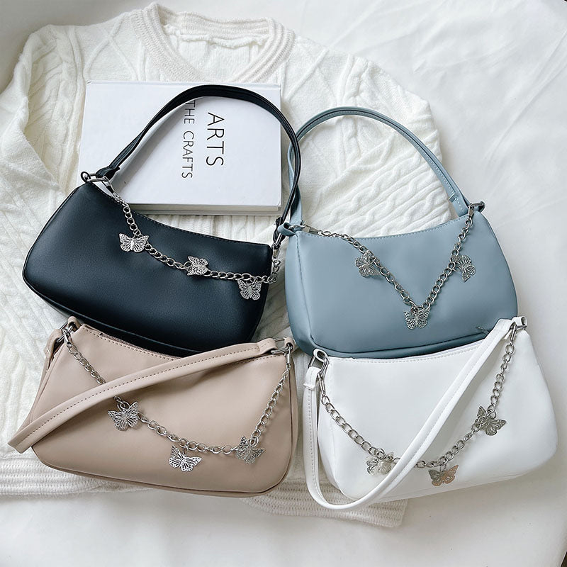 .Butterfly Chain Underarm Bag All-match One-shoulder Crossboby Bag - PryTheory
