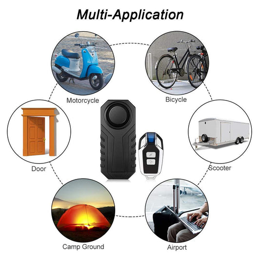 Installation-free Bike Alarm - PryTheory