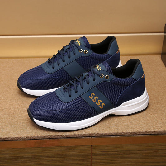 'All-matching Fashion Leather Sneakers - PryTheory
