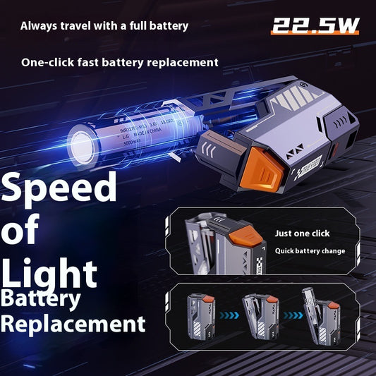 'Swappable Batteries Detachable Fast Charge Line Mobile Power Supply - PryTheory