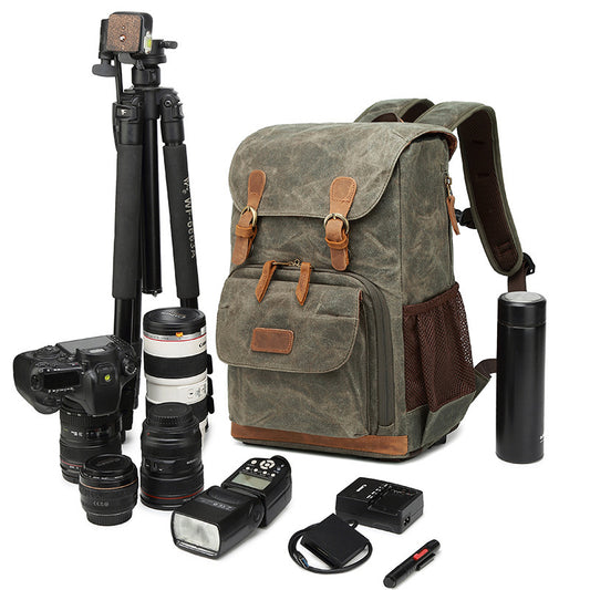 Canvas Camera/ Multi-functional Backpack. - PryTheory