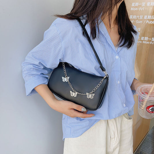 .Butterfly Chain Underarm Bag All-match One-shoulder Crossboby Bag - PryTheory