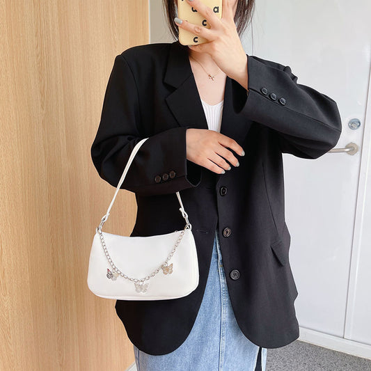 .Butterfly Chain Underarm Bag All-match One-shoulder Crossboby Bag - PryTheory