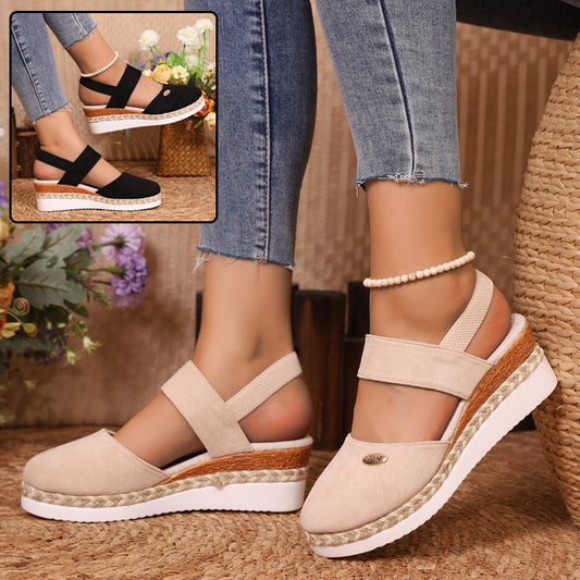 Hemp Rope Wedges Sandals