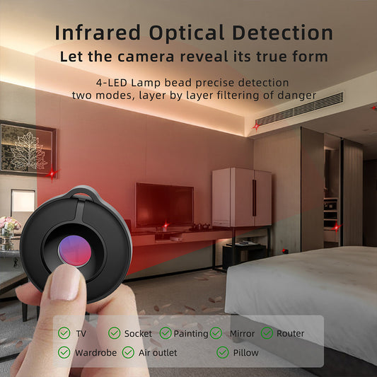 Camera Detector Long Standy Infrared Optical Detection 5M Detection Distance Easy Remote Inspection Camera Nowhere To Hide - PryTheory