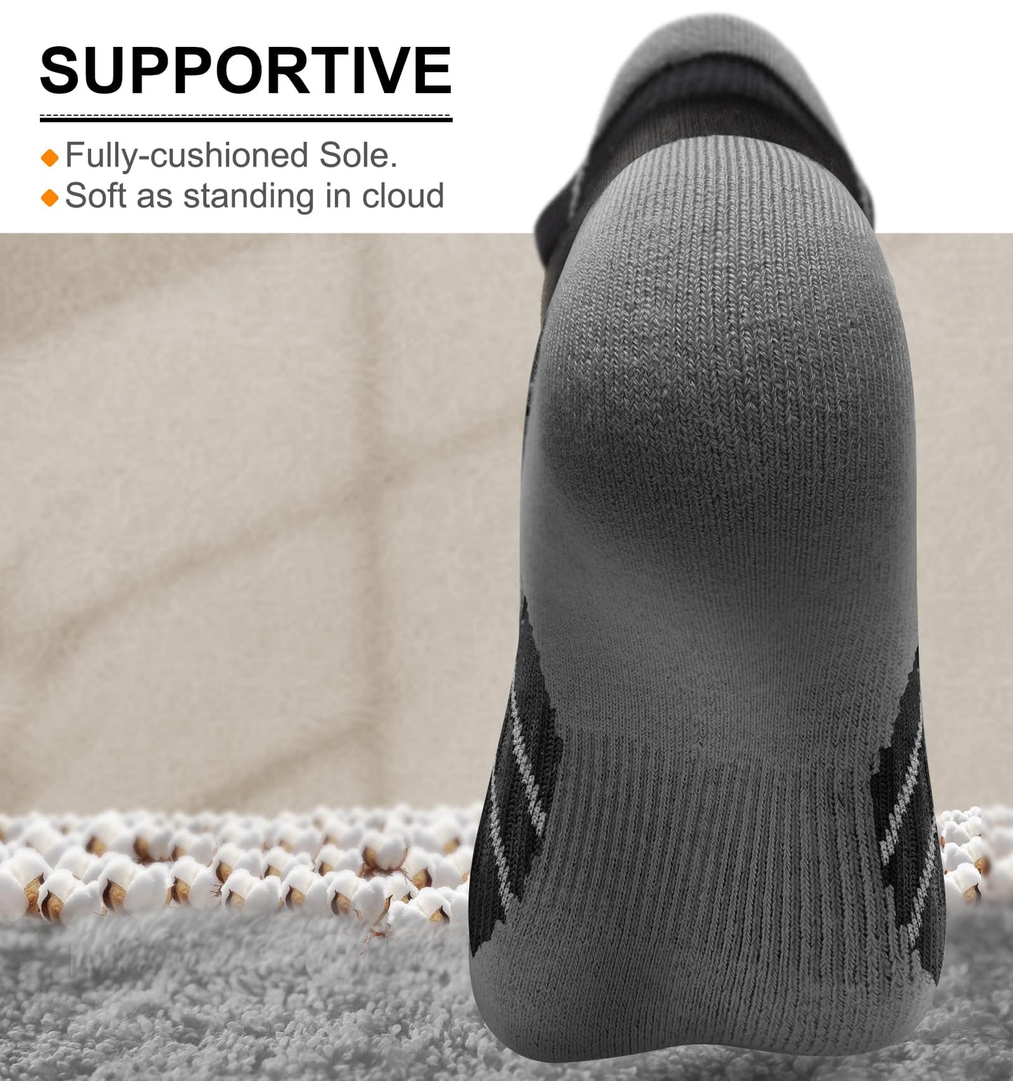KEMISANT (6 Pairs)-Arch Compression Support