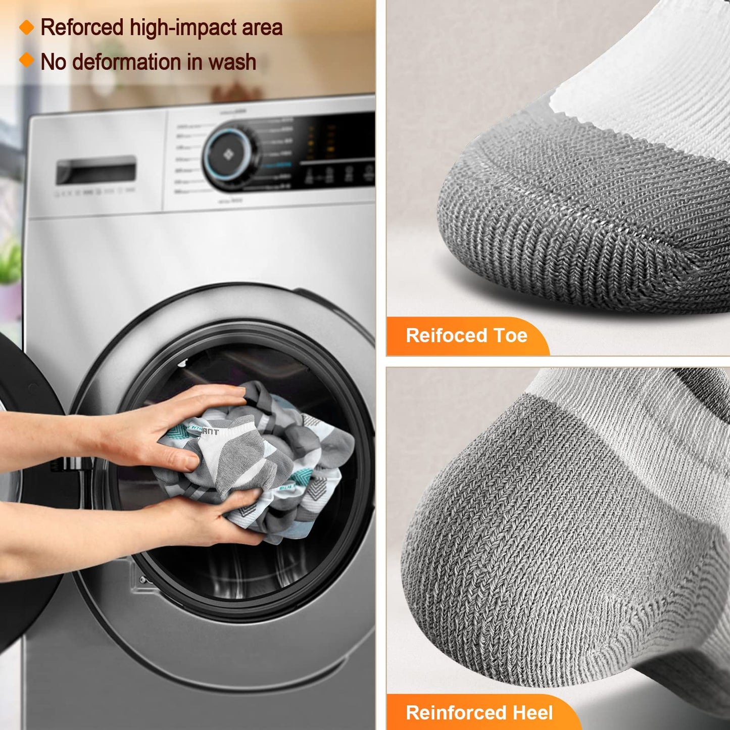 KEMISANT (6 Pairs)-Arch Compression Support