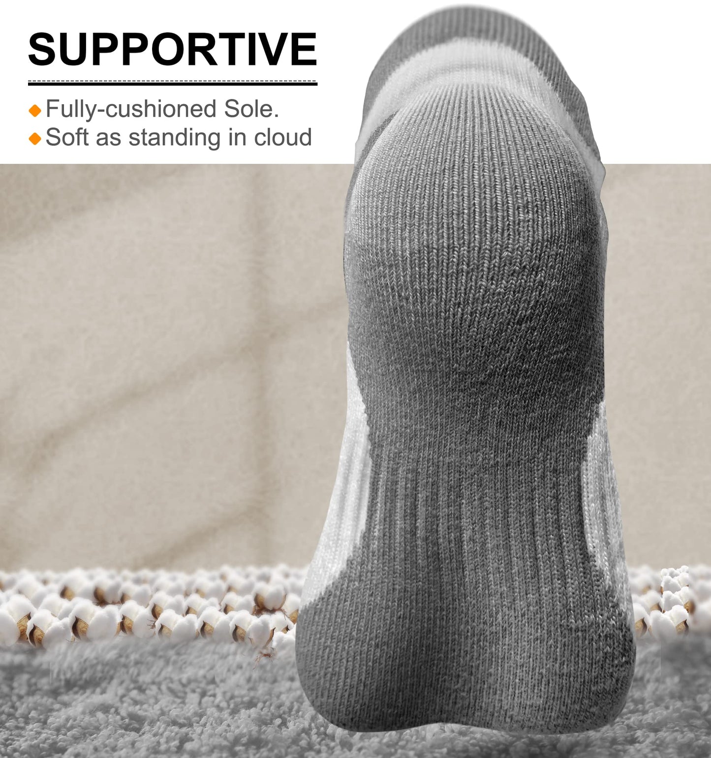 KEMISANT (6 Pairs)-Arch Compression Support