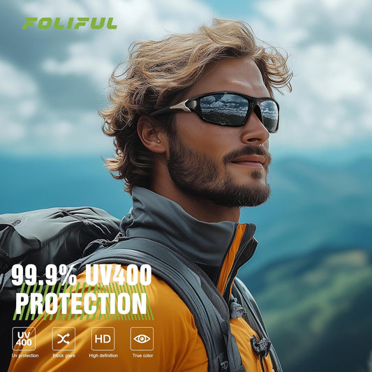 Polarized Sports Sunglasses UV400 Protection (3pk)