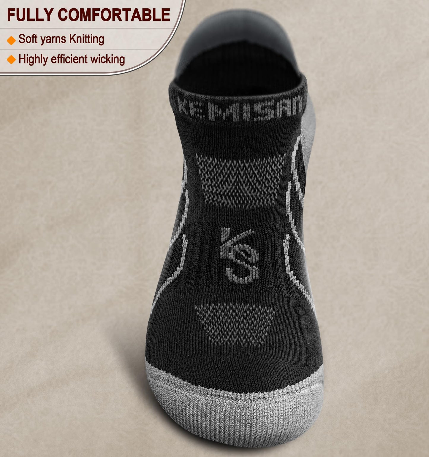 KEMISANT (6 Pairs)-Arch Compression Support