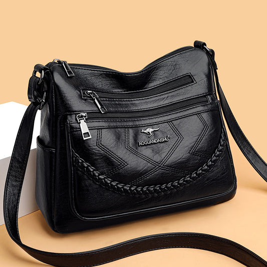 .Shoulder Bag Soft Leather Large Capacity - PryTheory