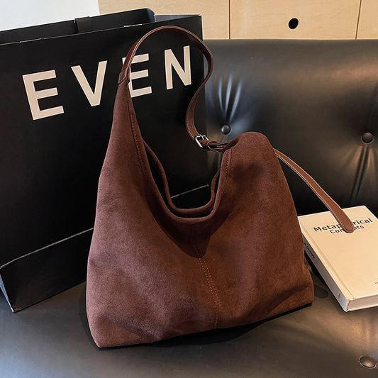 Suede Shoulder Underarm Bag