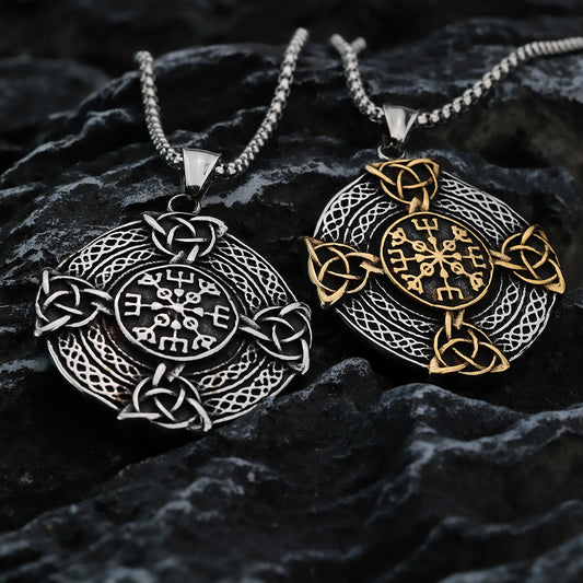 Cross Celtic Knot Symbol Necklace - PryTheory