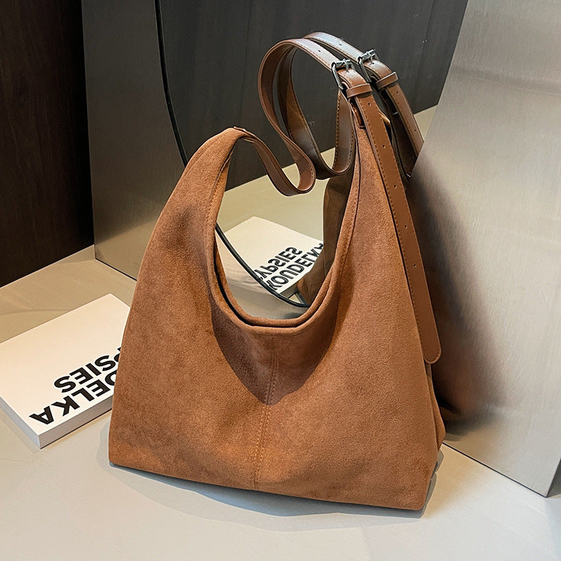 Suede Shoulder Underarm Bag