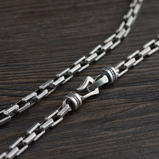 Silver Antique Finish Chain