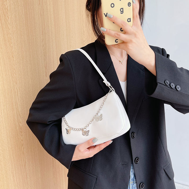 .Butterfly Chain Underarm Bag All-match One-shoulder Crossboby Bag - PryTheory