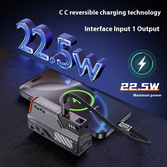 'Swappable Batteries Detachable Fast Charge Line Mobile Power Supply - PryTheory