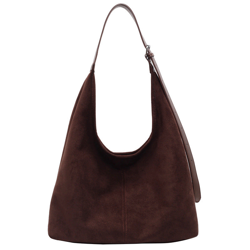 Suede Shoulder Underarm Bag