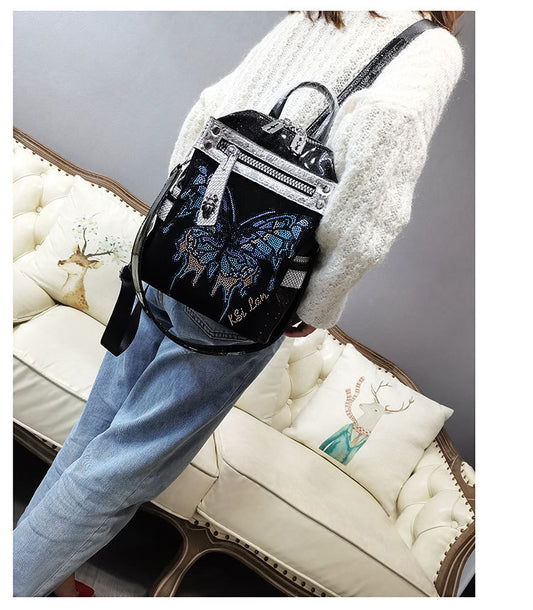 Delicate Rhinestone Personality Butterfly Shoulder Bag. - PryTheory