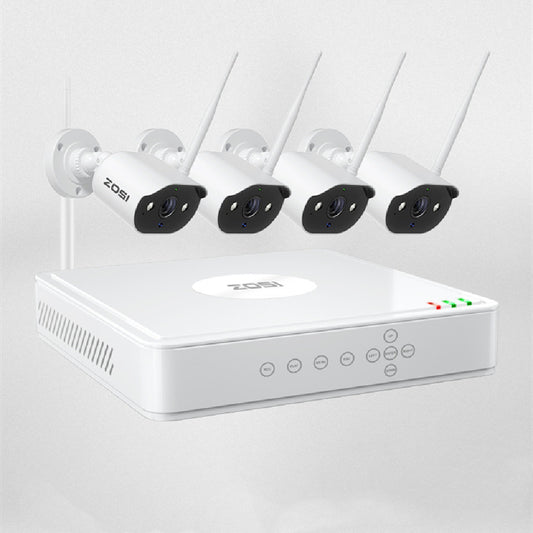 ZOSI Zhou Shi 5 Million HD POE Network Video Recorder Security Remote Outdoor Monitor Suit - PryTheory
