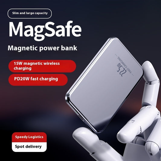 'Magsafe Magnetic 15W Wireless Fast Charge Power Bank Ultra-Thin - PryTheory