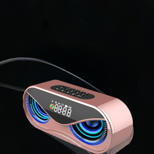 Colorful Lights/Dual Speakers/ Digital Buttons/ Bluetooth Speaker. - PryTheory